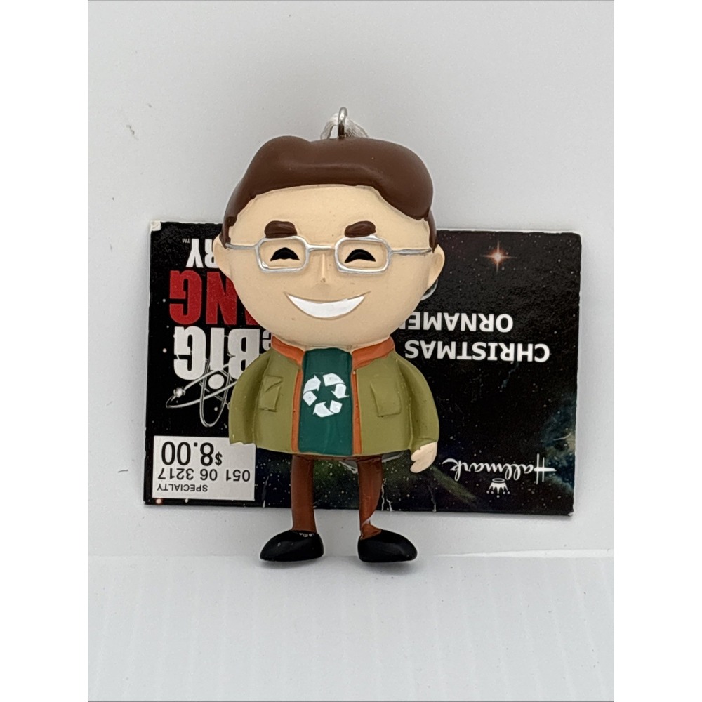 Hallmark The Big Bang Theory Leonard Christmas Tree Ornament Rare Holiday